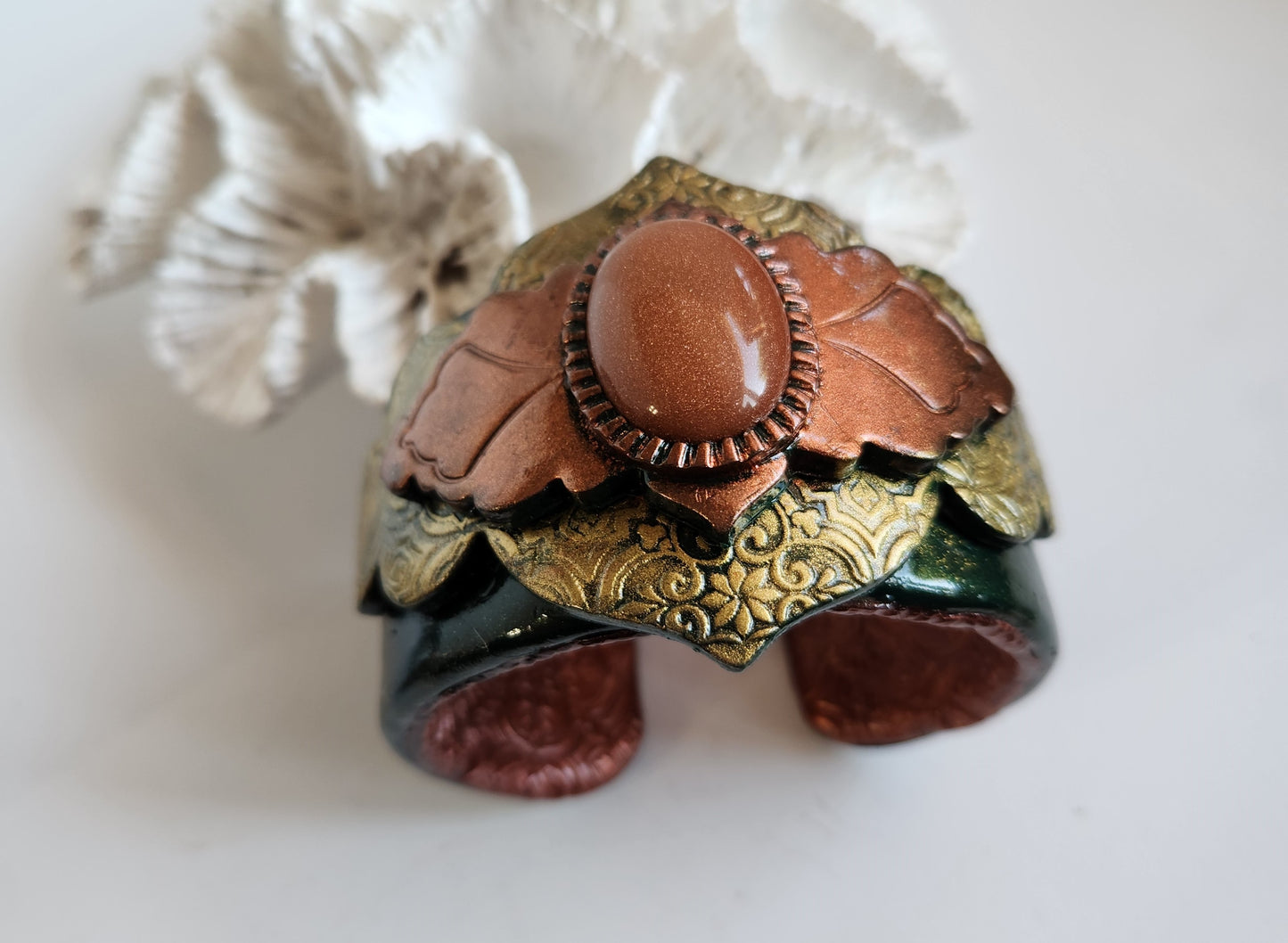 Goldstone and Green Cuff