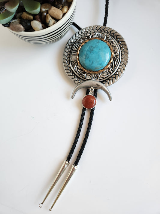 Turquoise and Coral Bolo